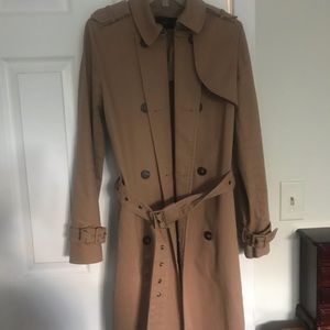 Zara basic belted trench coat